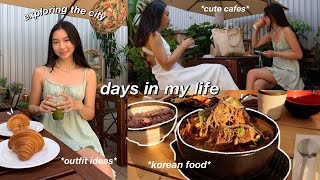 VLOG | summer days in my life: exploring the city, what i eat in a day, casual summer outfits🌼