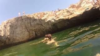 [Greece] Thassos Island - Cliff Jump @ Giola Lagoon