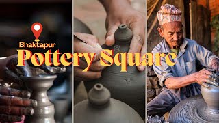 Pottery Square - Bhaktapur || Handmade pottery, Amazing Talent of Nepalses Potter | Hand Made Pot |