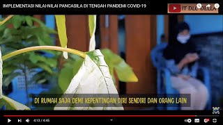 IMPLEMENTASI NILAI-NILAI PANCASILA DI TENGAH PANDEMI COVID-19