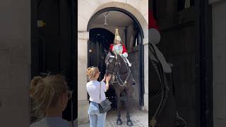 Majestic Horse waited for this ☺️#kingsguard #youtubeshorts  #shorts  #horseguardsparade