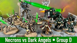 Necrons vs Dark Angels BATTLE REPORT | 10th edition Combat Patrol World Cup game 7