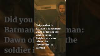 Batman v Superman: Dawn of Justice Interesting Fact #2