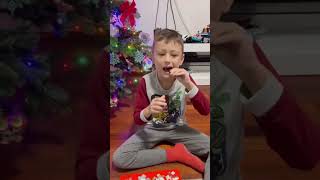 Advent calendars kinder milks and slime - second day)