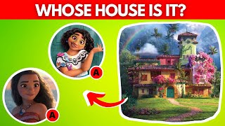 Guess Who LIVES in this DISNEY HOUSE | Disney Movie Quiz Challenge