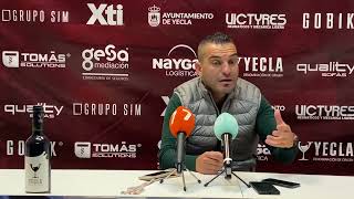 Rueda de prensa de Adrián Hernández tras el Yeclano Deportivo - Atlético Sanluqueño C.F.