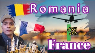 Romania To FRANCE 🇫🇷 ගිය ගමන after 02 years work in romania &got a new job visa france2023❤