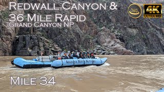 Redwall Canyon & 36 Mile Rapid - Mile 34 - Grand Canyon NP - Colorado River - V360