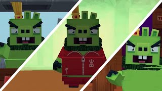 Angry birds Minecraft all Leonard scenes