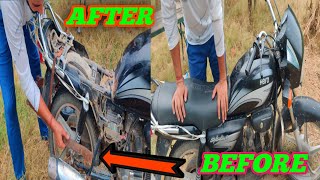 how to make motorcycle jugad 2023 | motorcycle trolley jugaad 2023 |  मोटरसाइकिल जुगाड़ ट्रॉली 🤔🤔