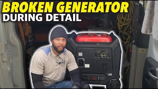 My Generator Broke During My Detail - Hunter's Mobile Detailing