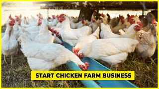 How to Start Chicken Farm Business 2023 | Organic Farming of Chickens & Goats