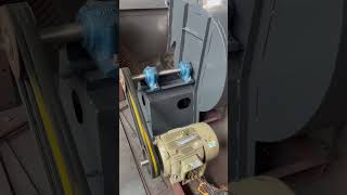 Belt Driven Centrifugal Blower trial in Factory!