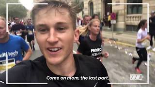 Surprising my mother at the Copenhagen Half Marathon