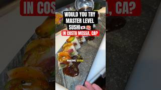 WOULD YOU TRY MASTER LEVEL SUSHI? - #sushi #fish #japanesefood #shorts