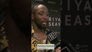 Emily Austin gets Terence Crawfords predictions for AJ v Dubois