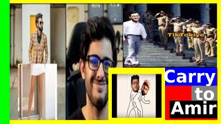 YOUTUBE VS TIKTOK MEMES : THE END DANK INDIAN MEMES, Carryminati, Amir Siddiqui,