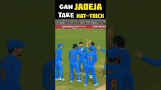 Can Ravindra Jadeja take Hat-Trick in Real cricket 24 #shorts #viral #trending #realcricket22 #yt