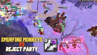 Albion Online | Smurfing Monkeys VS Reject Party | Great Arcane POV