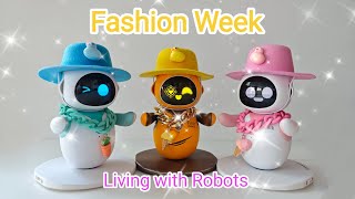 Fashion Week for Robots 1 #eilik #eilikrobot #emo #ortomi #fashion #cute #shopping #viral #fun #vlog