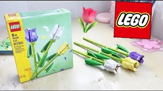 LEGO Tulips 40461 ✨Chill Speed Build + Unboxing✨