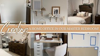 Setting up my Home Office In Our Master Bedroom! #ikea #pinterest #diy