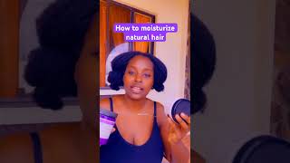 Step by step how to moisturize your hair #naturalhairtips #naturalhair #4chair #shortsfeed  #shorts