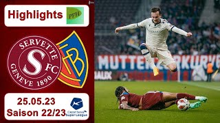 Highlights: Servette - Genf FC vs FC Basel (25.05.2023)