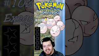 102 Exeggcute Pokémon Ratings #Shorts