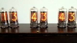 Nixie Clock with ITT Tubes.MOV