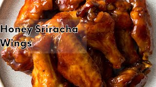 Honey Sriracha Wings #shorts #chickenwings #food #recipe