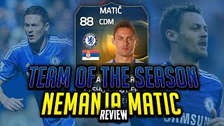 TOTS NEMANJA MATIC (88) PLAYER REVIEW + IN GAME STATS! THE BEST TOTS CARD EVER?!?!?!? | FIFA 15