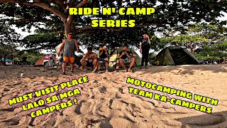 RIDE N' CAMP SERIES EP 3 | CAISIP-BUTIONG BEACH HOUSE | BUDGET FRIENDLY BEACH CAMPING