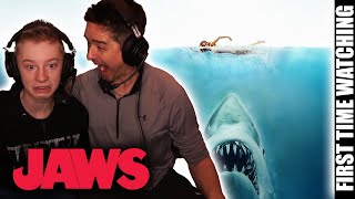 Father and Son Watch Jaws 1975 (EPIC REACTION)