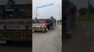 Oversized Load #ohio #trucker #oversizedcargo #oversizedescort #viral #wideload #fyp #semitruck