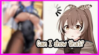 Mumei Forgor To Censor Kronii's Delicate Part 🙈【Nanashi Mumei/ Hololive EN]