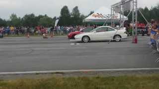 Civic D16z6 vs.Integra Type R DC2 (Svidnik 2013) drag 1/4mile