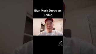 Elon Musk eats an edible