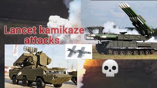 Lancet kamikaze drone attacks Air defense systems #buk #osaka missile