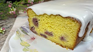 Lemon Raspberry Loaf Cake - Very Easy Recipe!