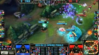 CWA Kirei Nidalee VS Origen Amazing Rek Sai Game 1 Highlights   2015 EU CS Spring