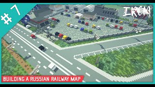 Строительство жд карты #7 || Russian map || Minecraft Timelapse