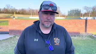 VIDEO: Tusculum Baseball Postgame (Carson-Newman, Feb 13, 2014)