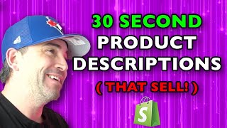 Write E-Commerce Product Descriptions In Less Than 30 Seconds with ChatGPT