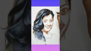 Rashmika Mandana||Pastel Colour Portrait||