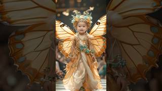 Adorable baby fashion show #babies #cute #baby #fashion #Runway #AI #kawaii #viral #cats  #shorts