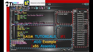 SASM Tutorial # 1: SASM environment | a simple add example