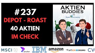 Depot Roast - MSCI - Danaher - IBM - Amazon - Flatex - CVC - CumEx - Spotify uvm.