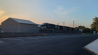 Trains in Emmaus, PA w/ UP & NS 4003 - 8/26/24