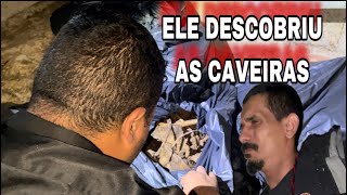 SENSITIVOS E QUIMBANDEIROS/ NOITE TODA NO CEMITÉRIO/ ENCONTRAMOS O OSSÁRIO DAS CAVEIRAS